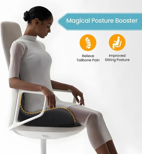 Ergonomic Memory Foam Seat Cushion