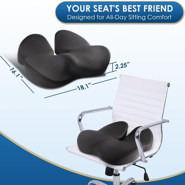 Ergonomic Memory Foam Seat Cushion